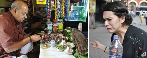 indischer munderfrischer wird hergerichtet... und schmeckt nessi nicht.